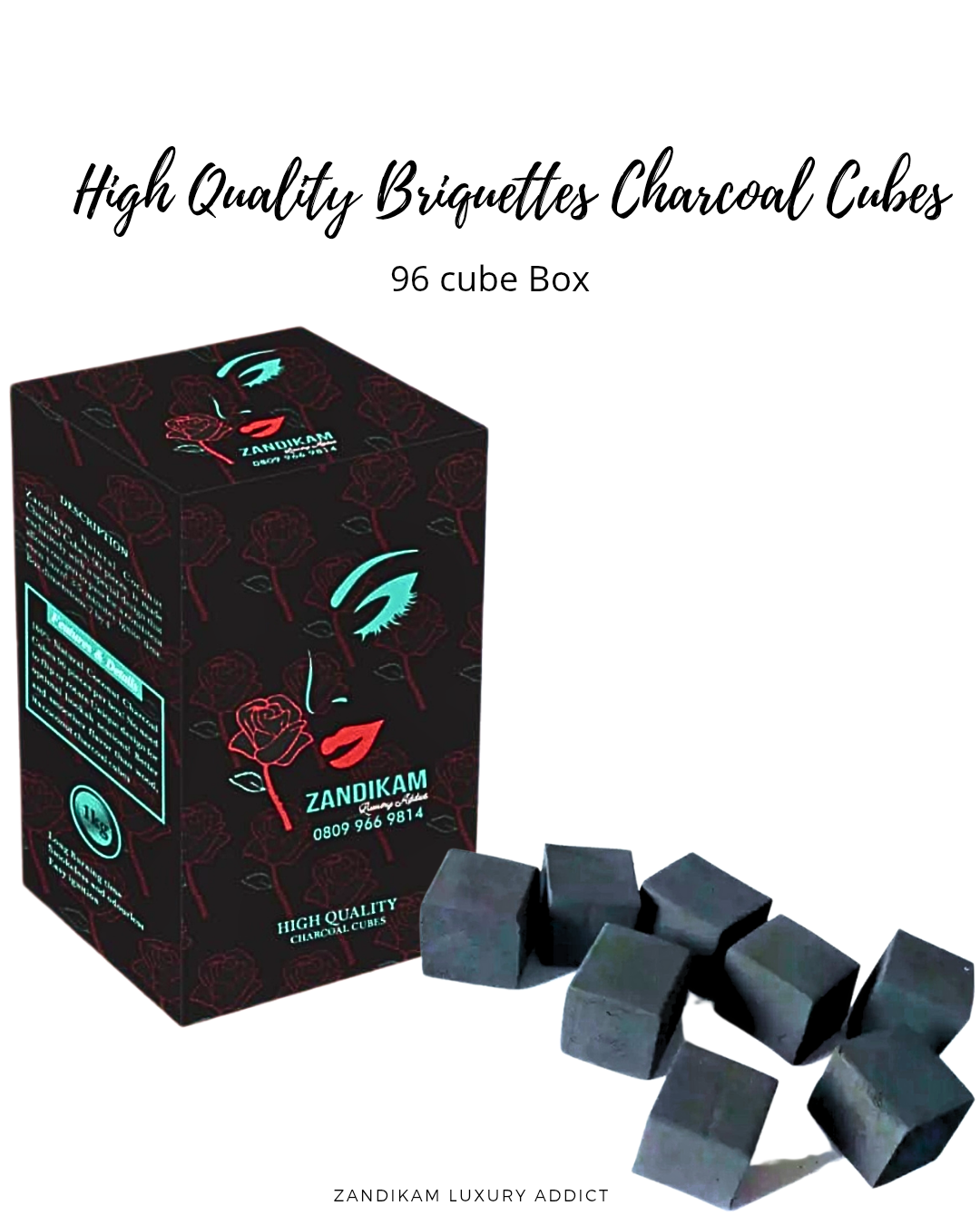 High Quality Briquettes Charcoal Cubes